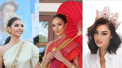 ৩৩তম সমুদ্র গেমসের উদ্বোধনী অনুষ্ঠানে প্রতিনিধিদলের নেতৃত্ব দেওয়ার জন্য প্ল্যাকার্ড ধরে থাকা থাইল্যান্ডের "উচ্চমানের, নগ্ন" সুন্দরী রাণীদের প্রশংসা করুন।