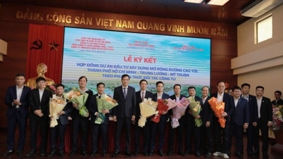 Menandatangani kontrak senilai lebih dari 36.000 miliar VND untuk memperluas jalan tol Kota Ho Chi Minh - Trung Luong - My Thuan