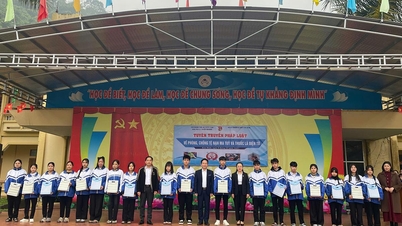 Kim Binh Lisesi'nde yaklaşık 800 öğrenciye uyuşturucu ve elektronik sigaranın önlenmesine yönelik propaganda yapıldı.