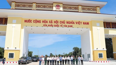 ٹین نام بین الاقوامی سرحدی گیٹ: سرحدی علاقے کے متحرک ہونے کو