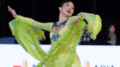 Los alumnos del gran maestro de danza deportiva Hong Viet, Thu Trang, marcan un hito sin precedentes