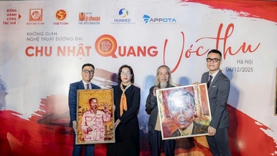 “ຈູ​ແດ​ກວາງ - ຮູບ​ພາບ​ດູ​ໃບ​ໄມ້​ລົ່ນ” - ​ສະ​ຖານ​ທີ່​ສິ​ລະ​ປະ​ສະ​ໄໝ​ປະ​ກອບ​ດ້ວຍ​ຈິດ​ໃຈ​ຫວຽດ​ນາມ