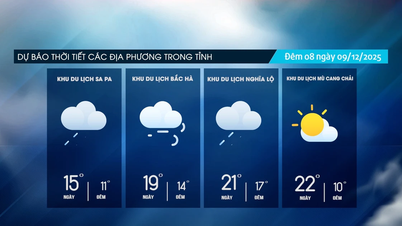 Light rain at night in some places, cold in mountainous areas
