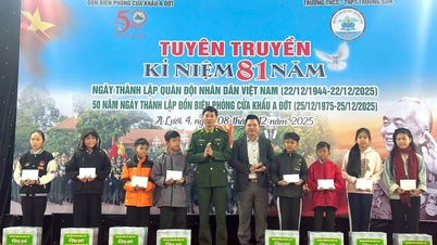 Verbreitung des Gesetzes und Feier des Gründungstages der vietnamesischen Volksarmee