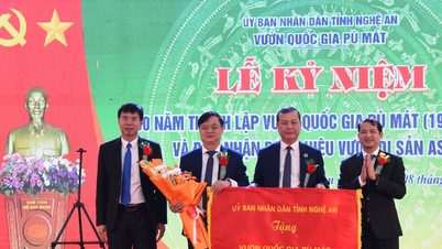 O Parque Nacional Pu Mat recebe o título de Parque do Patrimônio da ASEAN e celebra seu 30º aniversário.