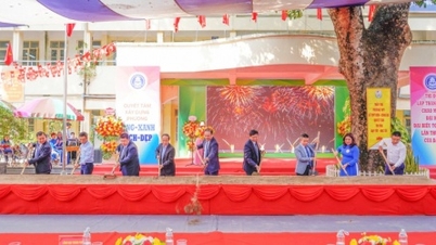 Hanói: Investimento de 299 bilhões de VND na construção da Escola Secundária Le Quy Don.