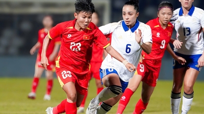 Vietnam Women's - Philippines Women's (2nd half) 0-0: Vietnam team increases pressure