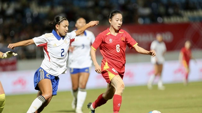 فیلیپین در وقت اضافه یک گل به ثمر رساند و تیم زنان ویتنام را در موقعیت دشواری قرار داد.