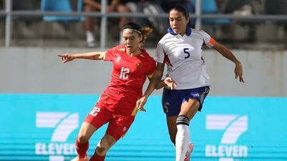 Vietnamský ženský tým bohužel prohrál s Filipínami, když v prodloužení inkasoval gól.