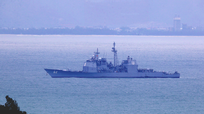 Die mächtige Marineflotte der 7. US-Flotte besucht Da Nang.