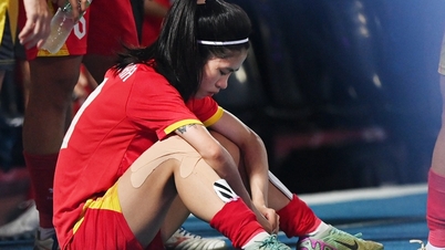 Thanh Nha schwieg nach der bitteren Niederlage der vietnamesischen Frauenmannschaft.