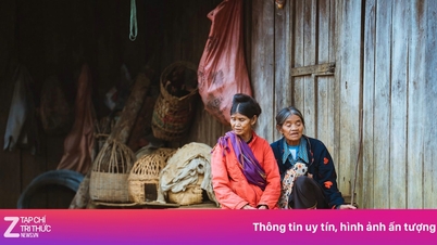 Seltene Szene im Dorf Mang Den