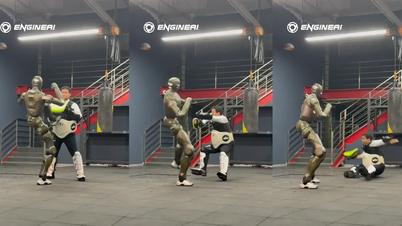 Chiński robot kopie założyciela na ziemię