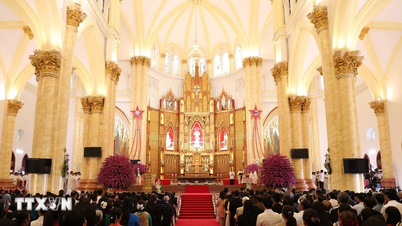 Inauguracja kościoła parafialnego Lang Van – największego kościoła w Wietnamie