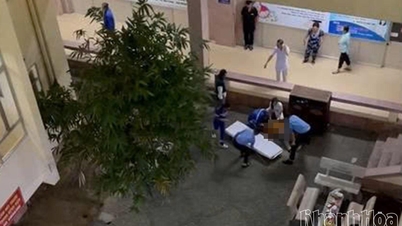 Uma mulher morreu ao cair do sexto andar do hospital.