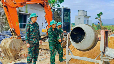 4-й артиллерийский полк (10-я дивизия, 34-й корпус) помог людям восстановить 4 дома.