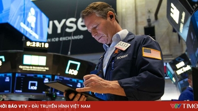 Wall Street teintée en rouge