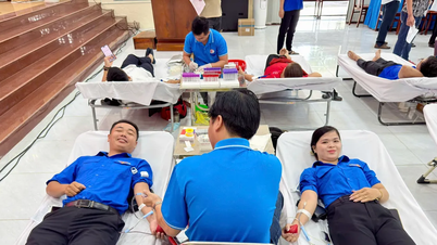 Phuoc Thanh Commune، Ho Chi Minh City: 200 سے زائد افراد نے رضاکارانہ خون کے عطیہ میں حصہ لیا