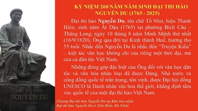 Der große Dichter Nguyen Du – der Stolz der vietnamesischen Kultur.