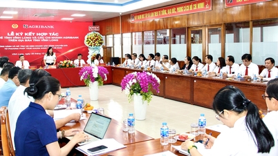 Vinh Long, Ben Tre, Tra Vinh میں صوبائی ٹیکس اور Agribank کی شاخوں کے درمیان تعاون کے معاہدے پر دستخط