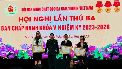 Mobilizando mais de 323 bilhões de VND para apoiar as vítimas vietnamitas do Agente Laranja/dioxina.