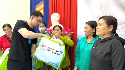 تبرعت شركة سيبيريا الصحية الدولية المحدودة بـ 270 هدية لسكان منطقة باك نها ترانج.