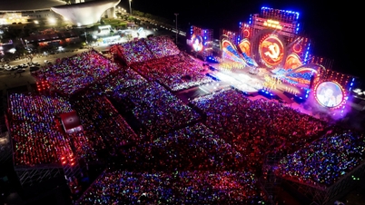 Quang Ninh pořádá odpočítávání a ohňostroj na přivítání nového roku 2026.