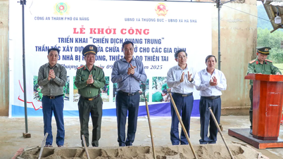 بدأت مدينة دا نانغ في بناء وإصلاح المنازل للأشخاص الذين تأثروا بحملة "كوانج ترونج"