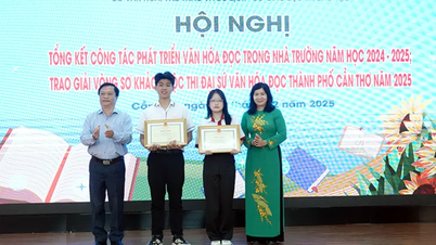 Cerimônia de Premiação da Fase Preliminar do Concurso de Embaixadores da Cultura da Leitura da Cidade de Can Tho 2025