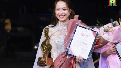 دائو لو فونگ چی برنده "مسابقه آواز 2025 هانوی" شد.