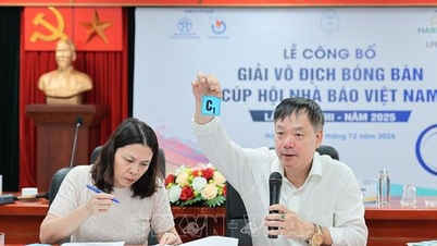 Vietnam Journalistforeningens cup i bordtennis 2025 starter offisielt