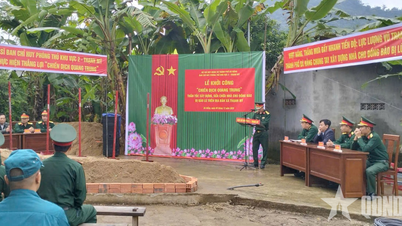 다낭시 군사령부는 주택 건설을 돕기 위해 장교, 병사, 민병대원 약 500명을 파견했습니다.