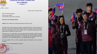 Camboya envió una carta urgente al Comité Organizador, retirándose oficialmente de los SEA Games 33: ¡Los medios tailandeses quedaron impactados!