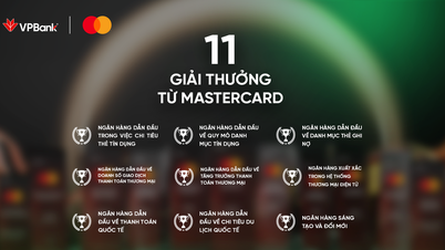 VPBankは一連の優れた業績により、マスターカードの表彰式で輝きを放った。