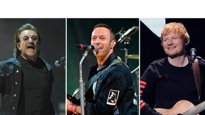 کلدپلی، یو۲ و اد شیرن در صدر فهرست هنرمندان تور مورد علاقه قرار دارند.