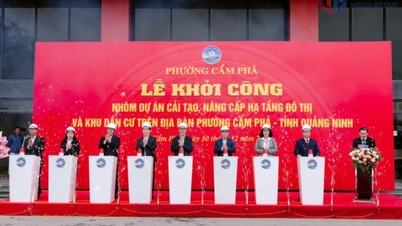 Cam Pha starts construction on 7 urban infrastructure upgrade projects with a total investment of 96 billion VND.