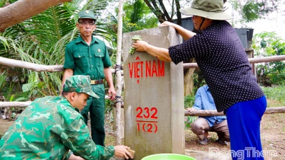 Η Συνοριακή Φρουρά Ντονγκ Ταπ εφαρμόζει το πρόγραμμα «Ημέρα για την Κοινότητα».