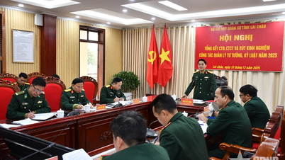 लाई चाऊ प्रांतीय सैन्य कमान ने 2025 के लिए अपने पार्टी और राजनीतिक कार्य लक्ष्यों का सारांश प्रस्तुत किया है।