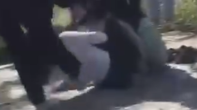 পূর্ববর্তী স্কুল বছরের দীর্ঘস্থায়ী দ্বন্দ্বের কারণে দশম শ্রেণীর এক ছাত্রীকে ৮ম শ্রেণীর সহপাঠীদের একটি দল মারধর করেছে।