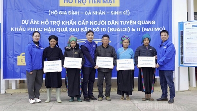 Over 500 millioner dong har blitt gitt for å støtte folk i Xin Man-kommunen i å overvinne konsekvensene av naturkatastrofer.