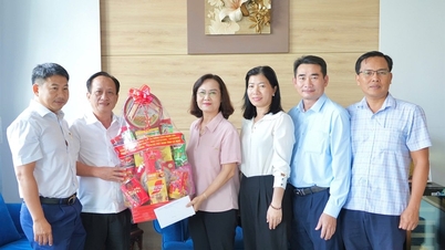 Ordföranden för provinsens folkråd, Pham Van Thieu, besöker och överlämnar gåvor till tidigare provinsiella ledare från olika perioder.