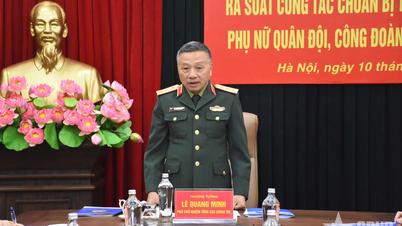 General Le Quang Minh: Hagan un buen trabajo preparándose para el Congreso de Mujeres del Ejército y el Congreso de Sindicatos del Ejército (2025-2030)