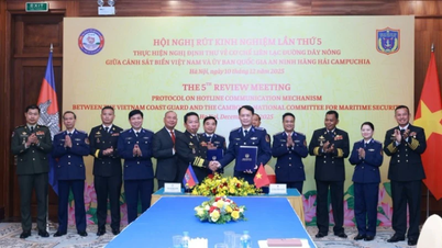 Styrking av samarbeidet mellom Vietnams kystvakt og den kambodsjanske nasjonale komiteen for maritime sikkerhetstiltak.
