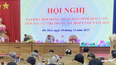 Des représentants du Conseil populaire provincial d'An Giang ont rencontré les électeurs des quartiers de Ha Tien et de To Chau.