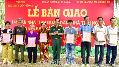 La région militaire 9 a remis 144 maisons dans le cadre des programmes « Solidarité militaro-civile » et « Maisons de la gratitude ».