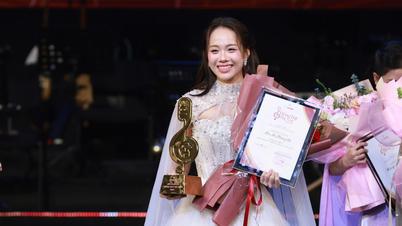 하노이 성악 콩쿠르에서 우승한 음악대학 여학생에 대한 잘 알려지지 않은 사실들.