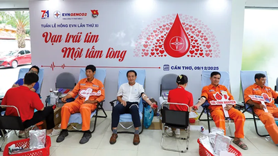 ບໍລິສັດພະລັງງານຄວາມຮ້ອນ ແຄ໋ງຮ່ວາ ບໍລິຈາກເລືອດໃຫ້ຊຸມຊົນ.