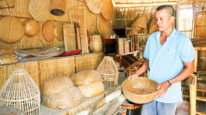 전통 직조 및 바구니 제작 기술을 보존하기 위한 노력.
