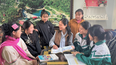Stille pleie drømmene til studentene på toppen av Suoi Giang.