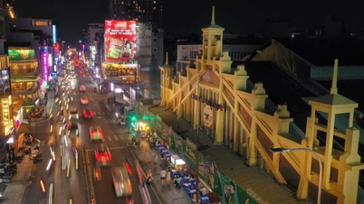 ຊົມຕະຫຼາດ Tan Dinh, ຊົມວິວຂອງ Saigon ເກົ່າຢູ່ໃຈກາງນະຄອນ.